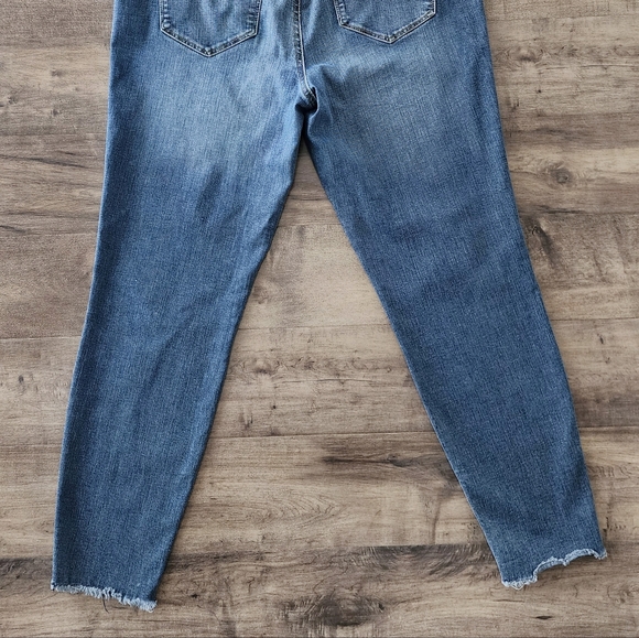 Jessica Simpson High Rise Skinny Ankle Blue Jeans Women's Size 14 - Picture 12 of 15